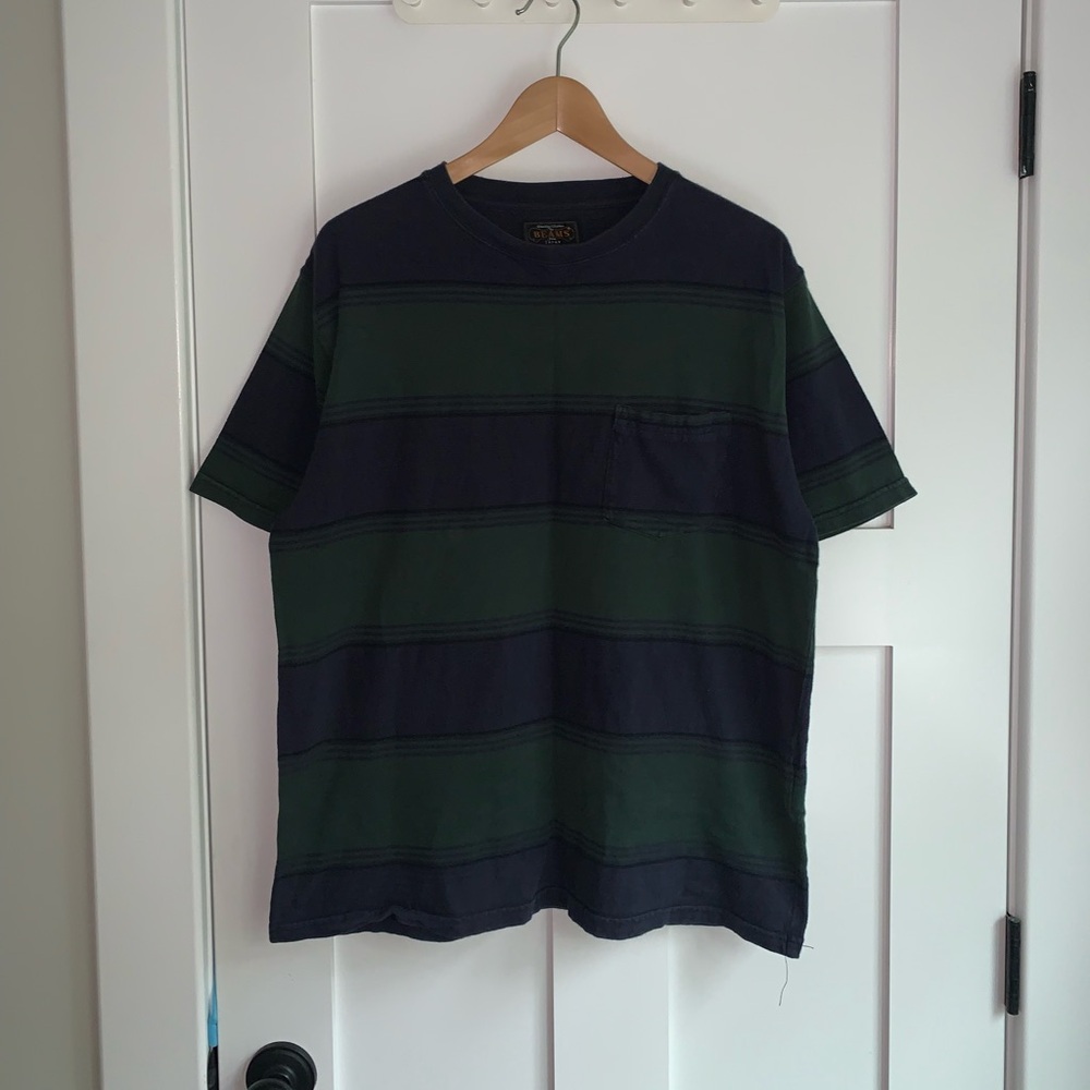 Beams Japan Striped Pocket Shirt